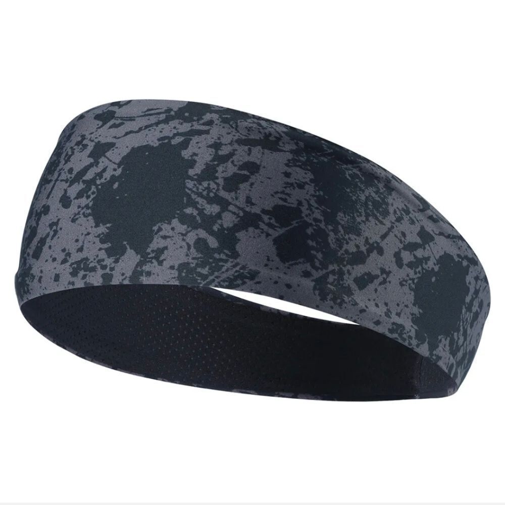 Camo Headband Stretch Sports Yoga Gym Hair Band Wrap Sweatband for Women Men US
